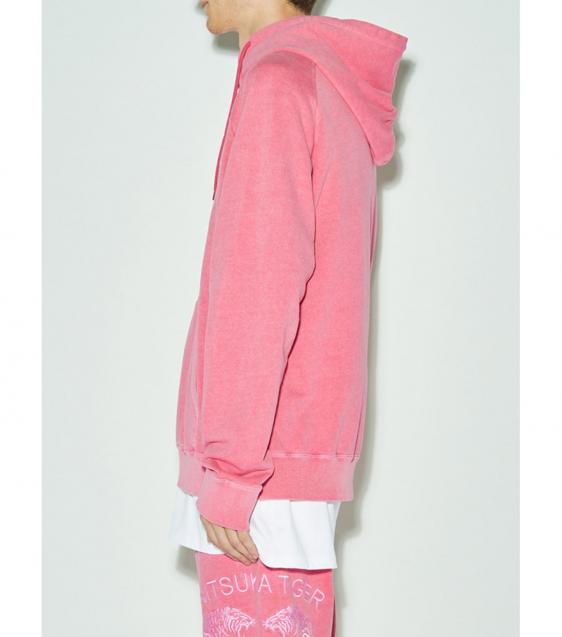 Pink Onitsuka Tiger Sweat Hoodie | 28176-YEKJ