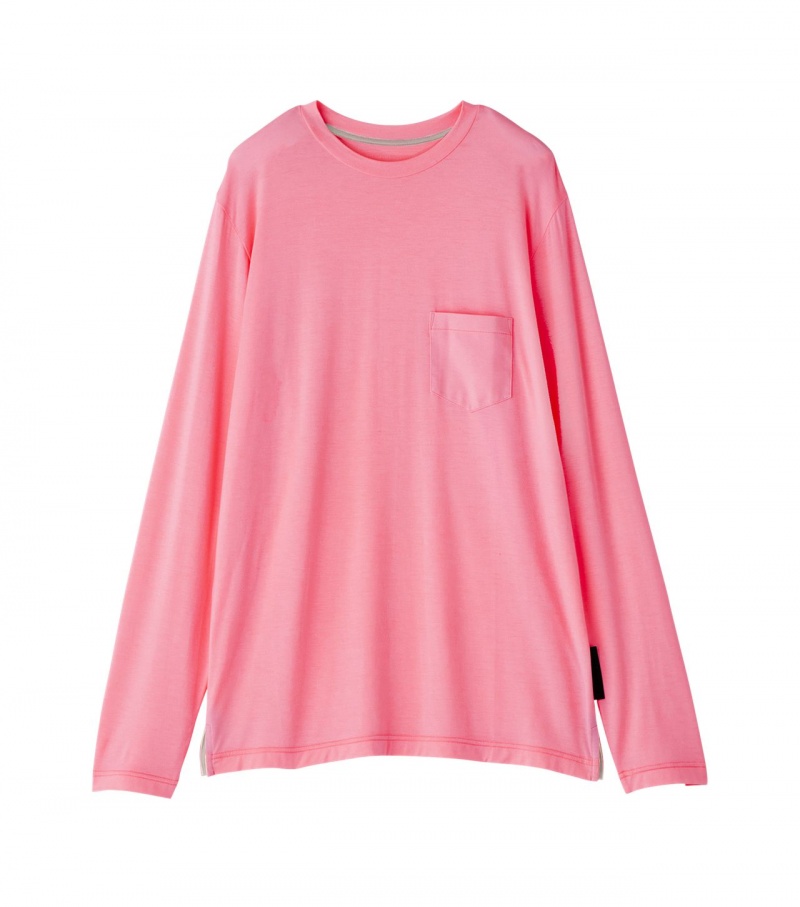 Pink Onitsuka Tiger Sweatshirts | 14276-FNDQ