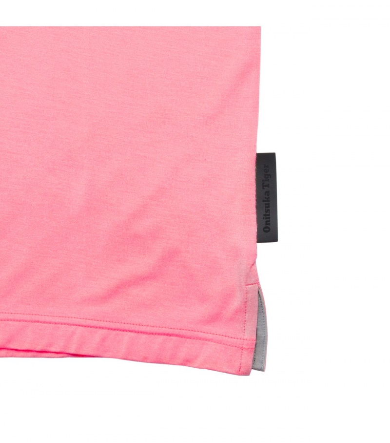 Pink Onitsuka Tiger T Shirts | 08274-JMKV