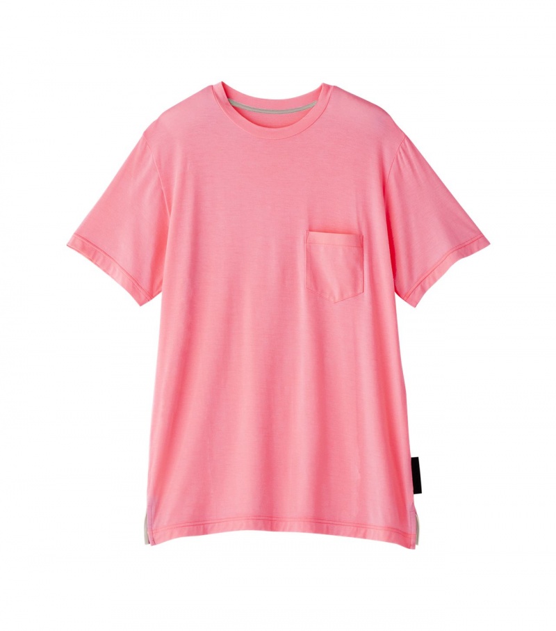 Pink Onitsuka Tiger T Shirts | 08274-JMKV