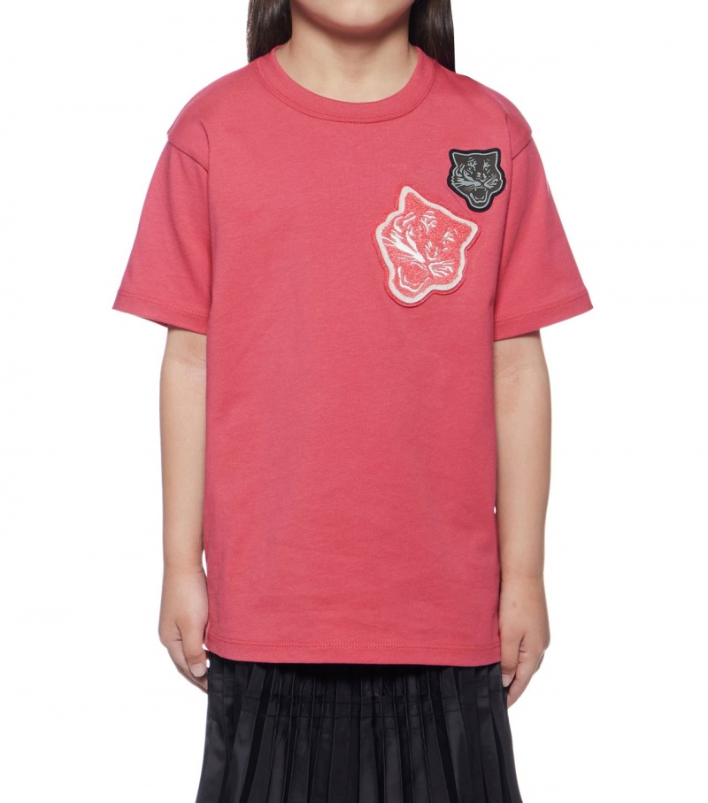 Pink Onitsuka Tiger T Shirts | 24617-UKEQ