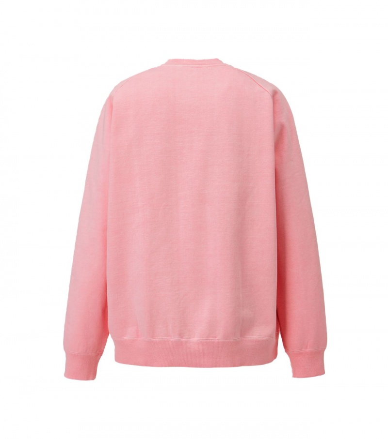 Pink Onitsuka Tiger Washed Ls Tops | 21860-AYGR