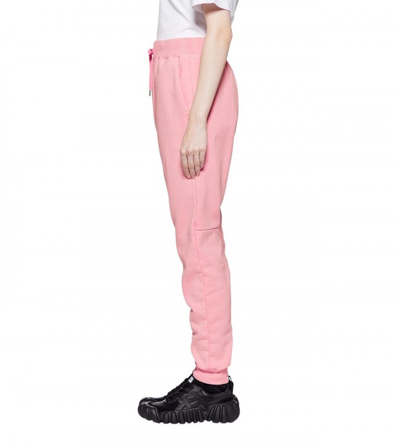 Pink Onitsuka Tiger Washed Pants | 46905-QDRA