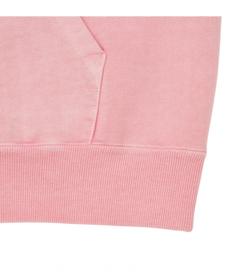 Pink Onitsuka Tiger Washed Zip Up Hoodie | 49281-CEDO