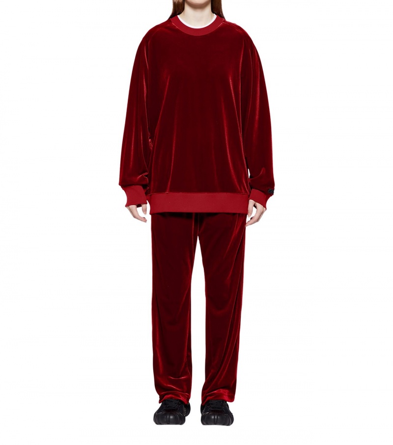 Red Onitsuka Tiger Track Pants | 70243-TQMK