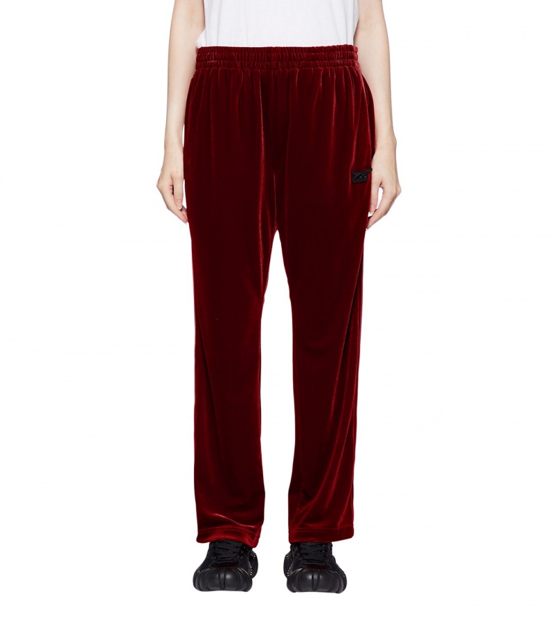 Red Onitsuka Tiger Track Pants | 83097-FEWJ