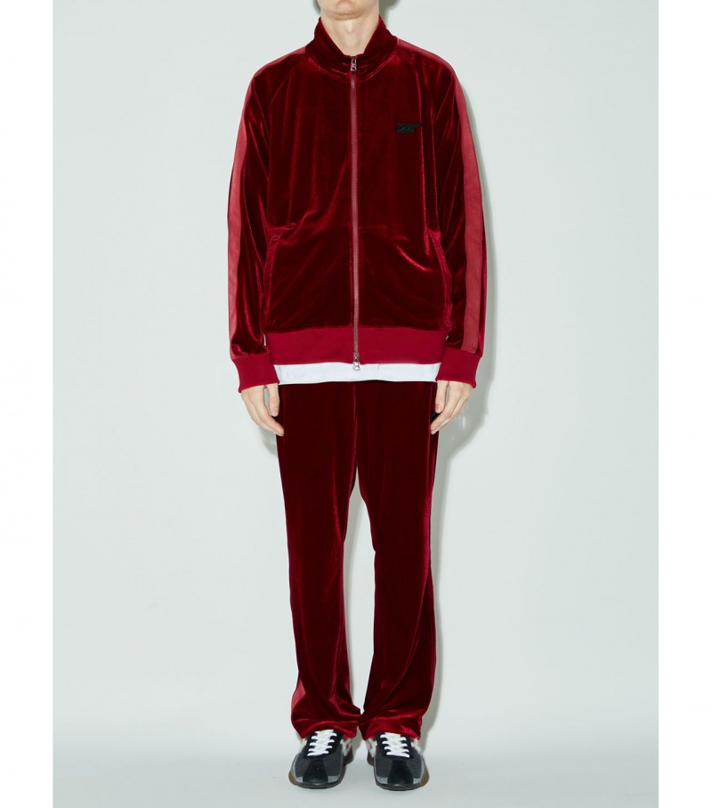 Red Onitsuka Tiger Track Tops | 07528-QWEY