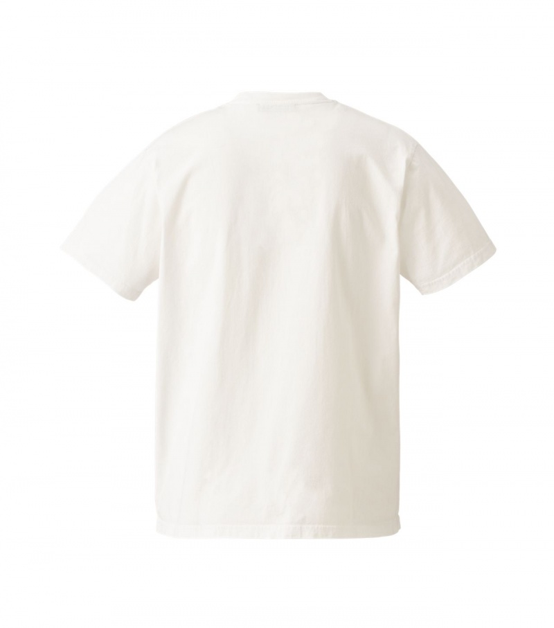 White Onitsuka Tiger Graphic T Shirts | 10573-SBND