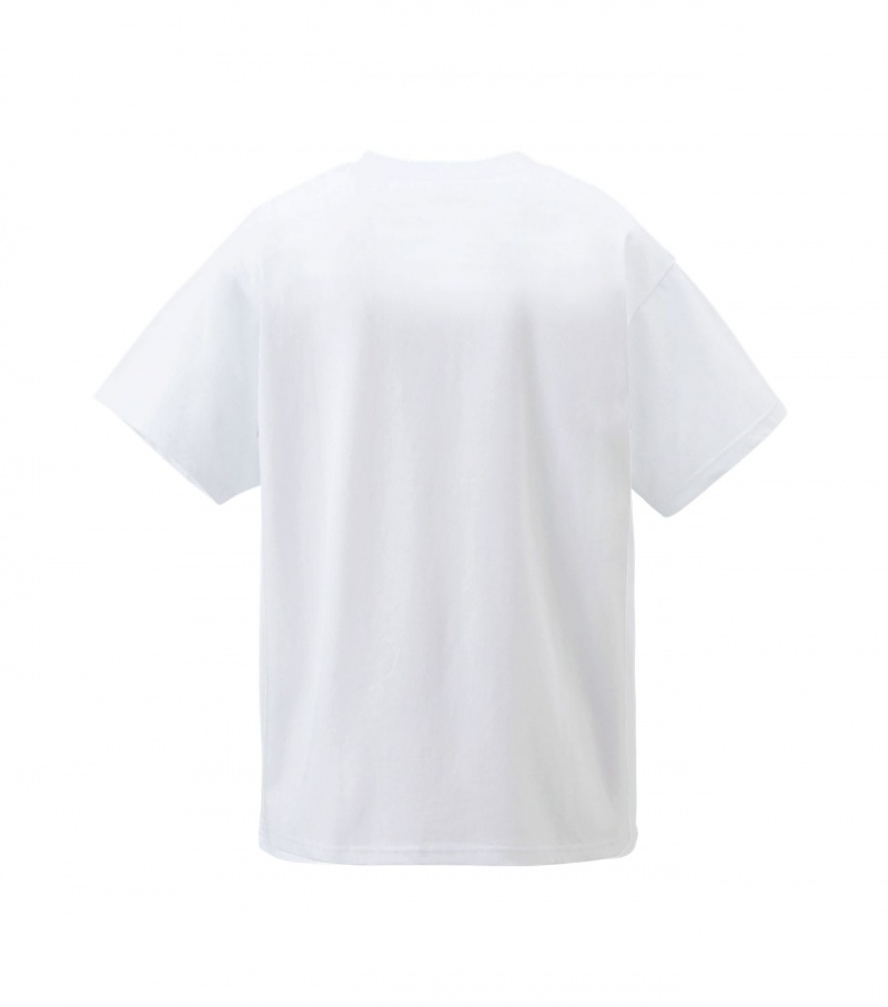 White Onitsuka Tiger Graphic T Shirts | 37680-WPLV