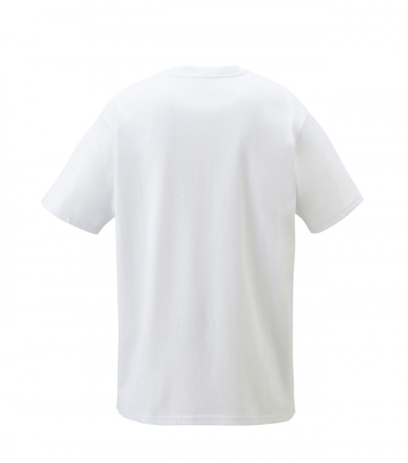 White Onitsuka Tiger Graphic T Shirts | 90513-GUNQ