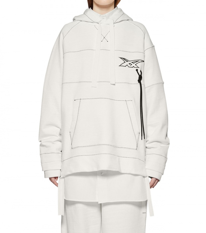 White Onitsuka Tiger Hoodie | 26397-YIWR