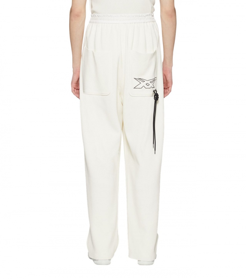 White Onitsuka Tiger Knit Pants | 43962-LOSF