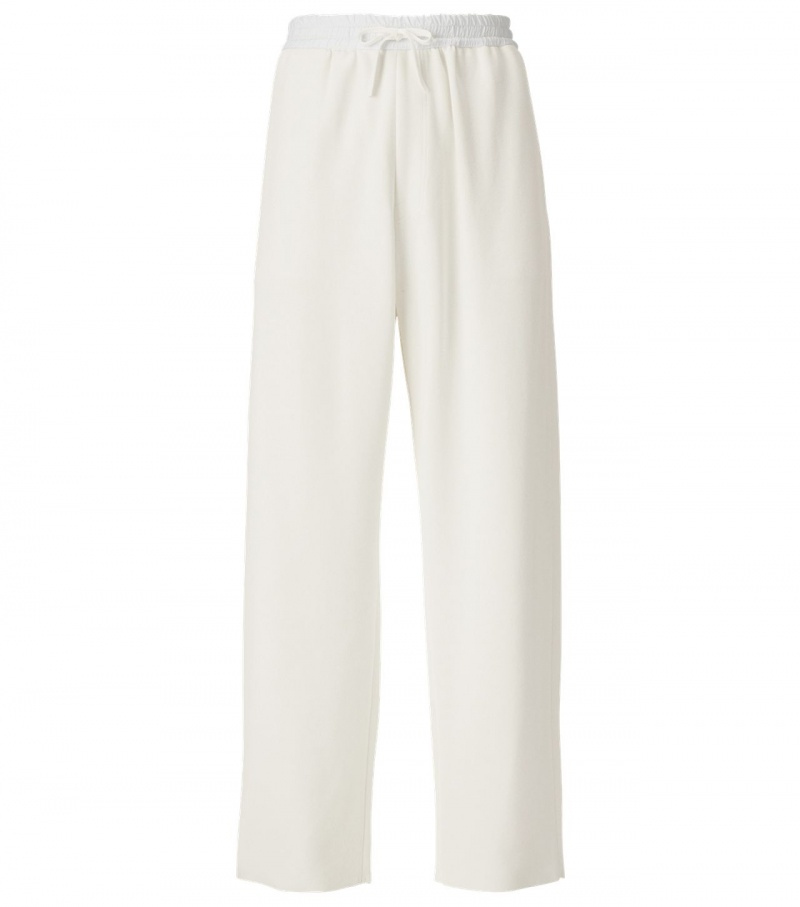 White Onitsuka Tiger Knit Pants | 43962-LOSF