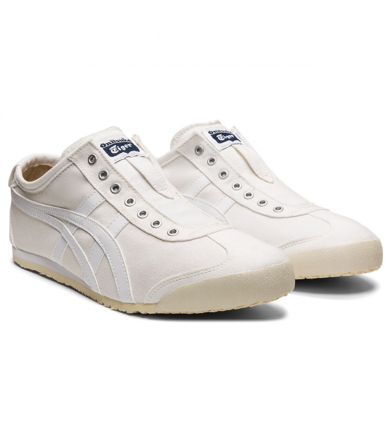 White Onitsuka Tiger Mexico 66 Slip-On | 63471-FELU