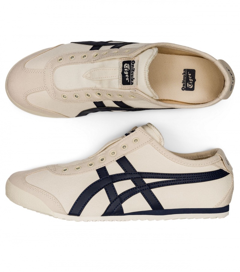 White Onitsuka Tiger Mexico 66 Slip-On | 75940-QLIO