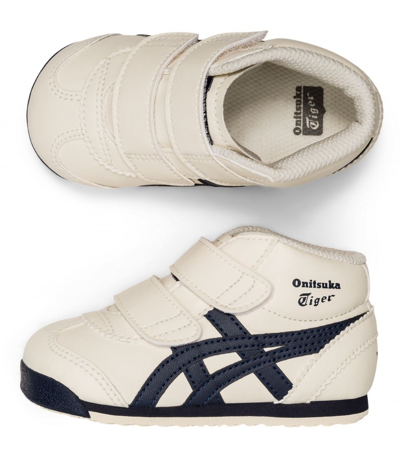 White Onitsuka Tiger Mexico Mid Runner | 69473-ZFIM