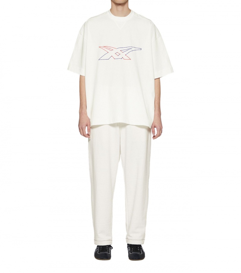 White Onitsuka Tiger Pants | 23496-TDLC