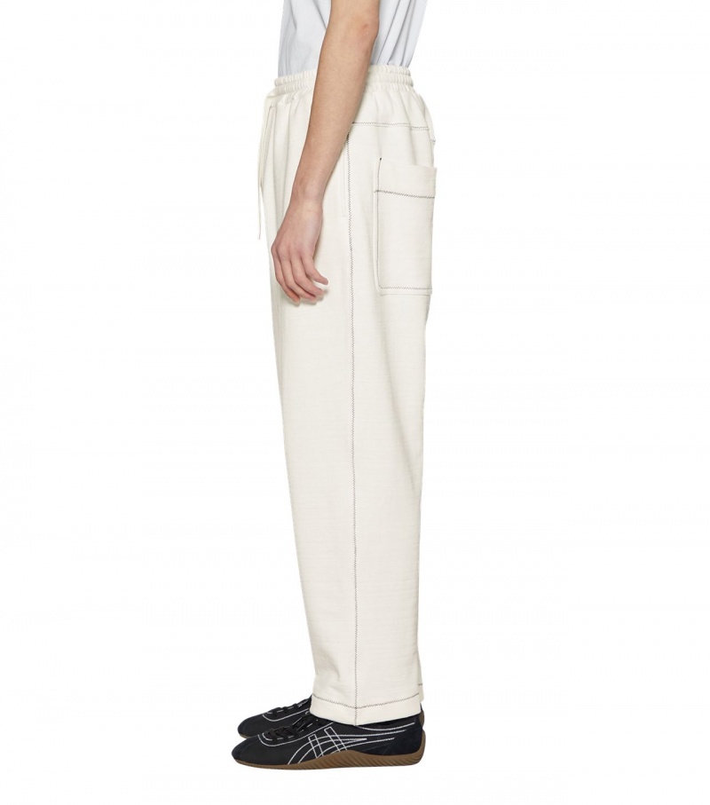 White Onitsuka Tiger Pants | 23496-TDLC