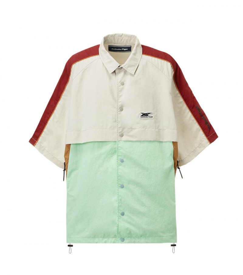 White Onitsuka Tiger Shirts | 30964-VANU