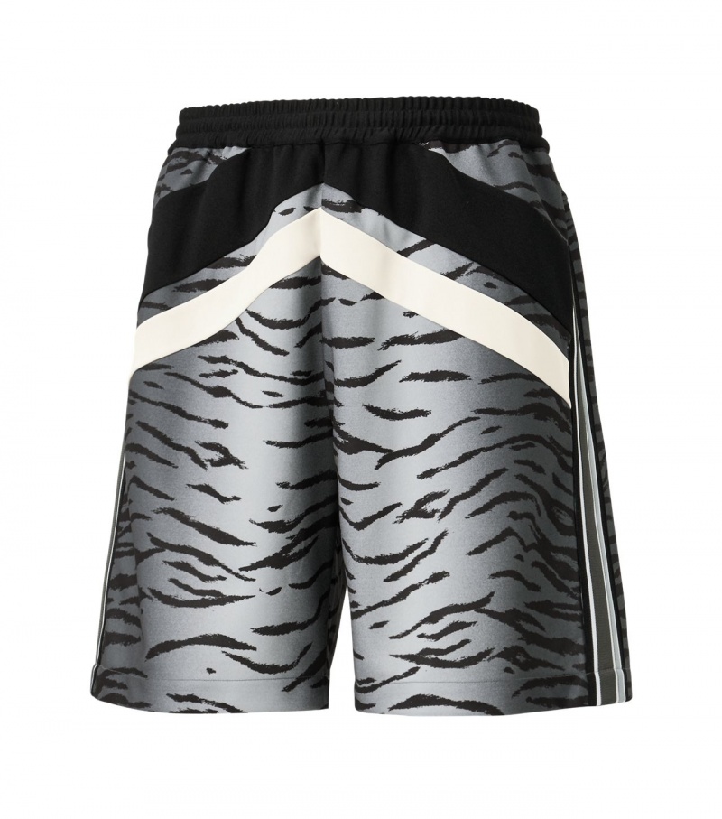 White / Black Onitsuka Tiger Shorts | 29153-JIQX