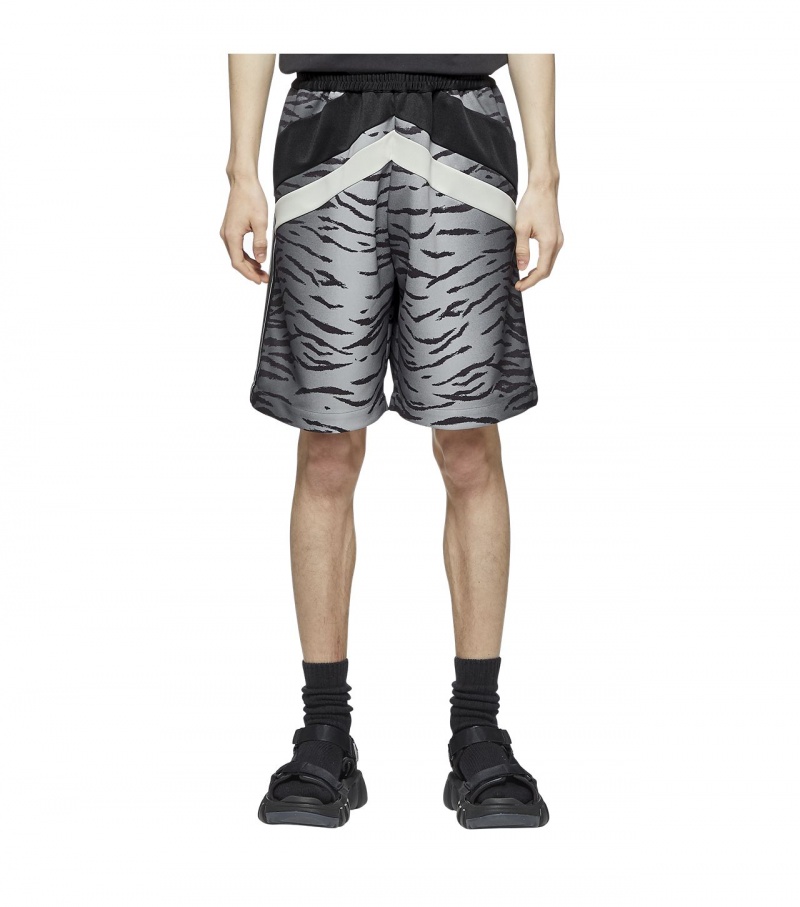 White / Black Onitsuka Tiger Shorts | 29153-JIQX