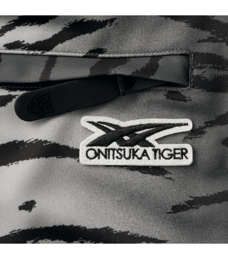 White / Black Onitsuka Tiger Shorts | 29153-JIQX