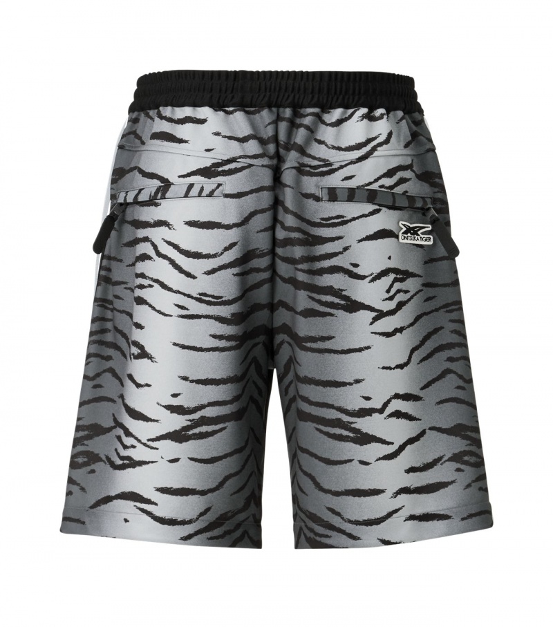 White / Black Onitsuka Tiger Shorts | 37158-RDXC