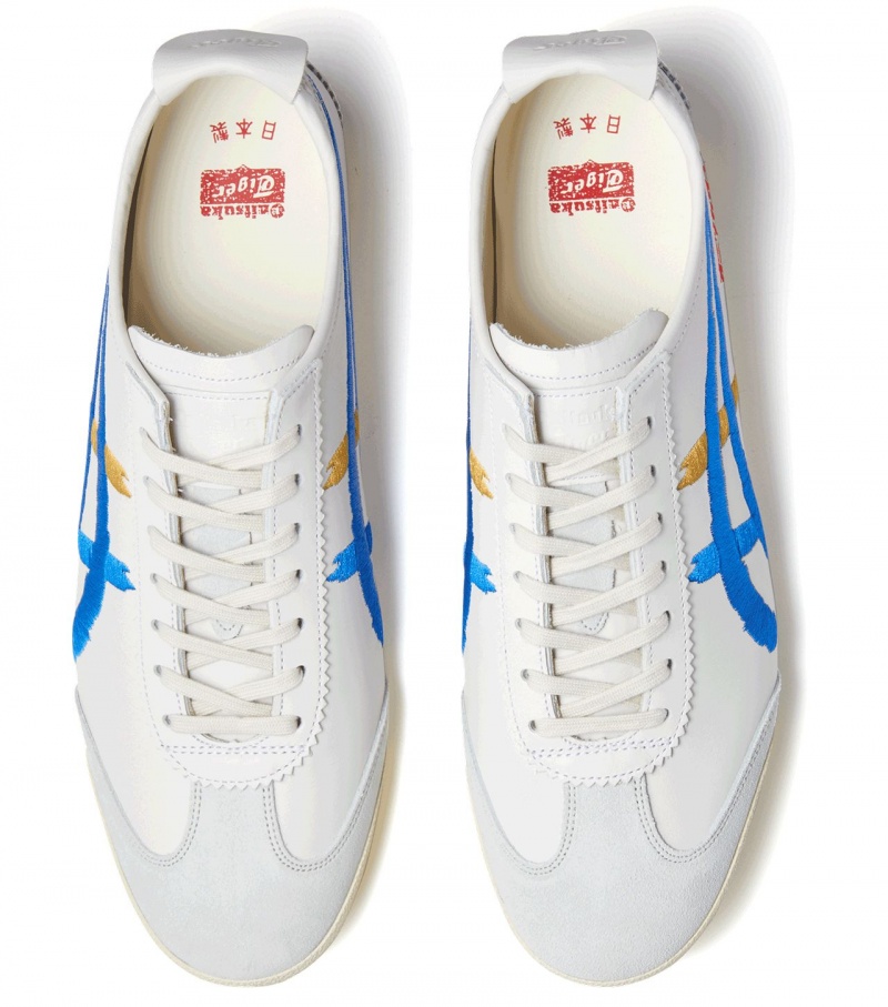 White / Blue Onitsuka Tiger Mexico 66 Deluxe Nm | 63271-NZFS