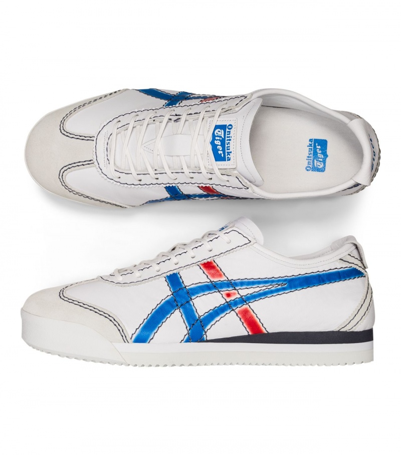 White / Blue Onitsuka Tiger Mexico 66 Sd Pf | 61927-MEYK