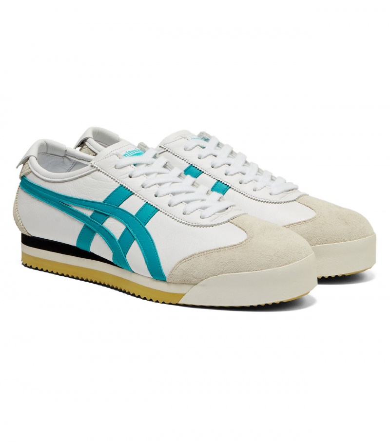 White / Blue Onitsuka Tiger Mexico 66 Sd Pf | 93241-KQUM