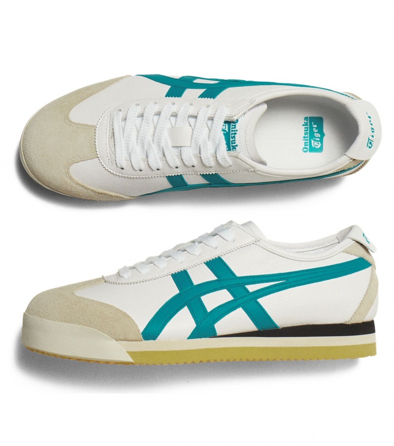 White / Blue Onitsuka Tiger Mexico 66 Sd Pf | 93241-KQUM