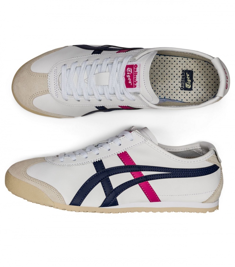 White / Blue Onitsuka Tiger Mexico 66 | 16387-QTEU