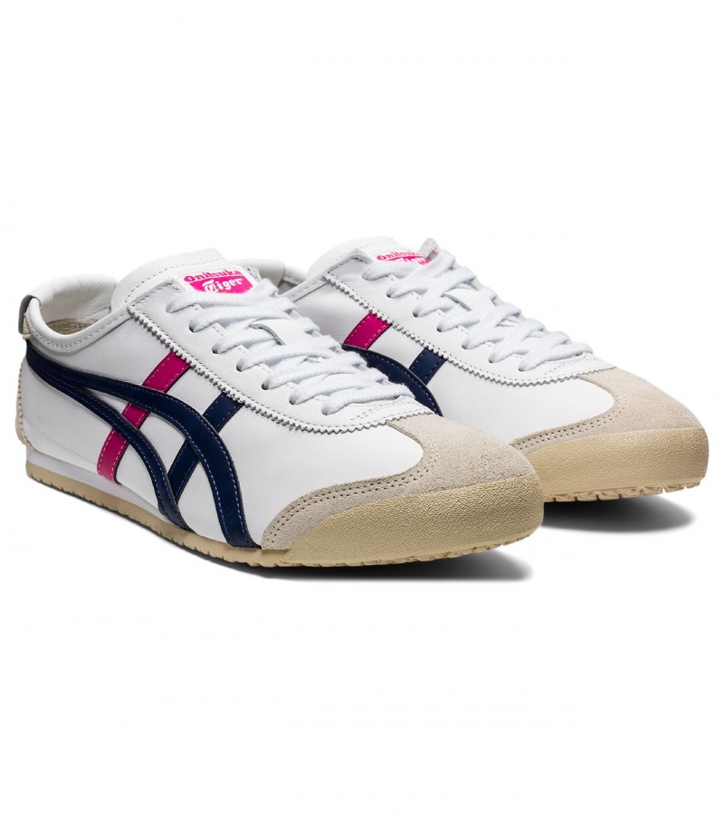 White / Blue Onitsuka Tiger Mexico 66 | 16387-QTEU