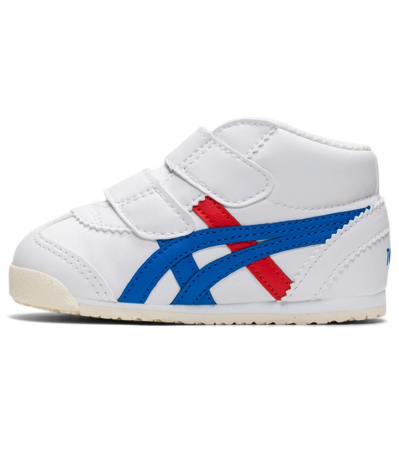 White / Blue Onitsuka Tiger Mexico Mid Runner | 83019-OBEG