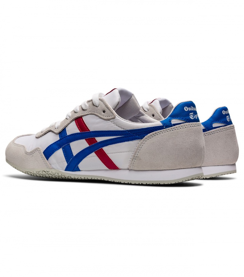 White / Blue Onitsuka Tiger Serrano | 19073-TGAR