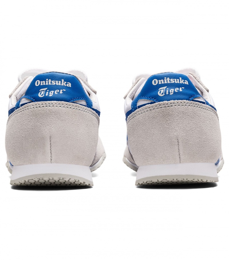 White / Blue Onitsuka Tiger Serrano | 19073-TGAR