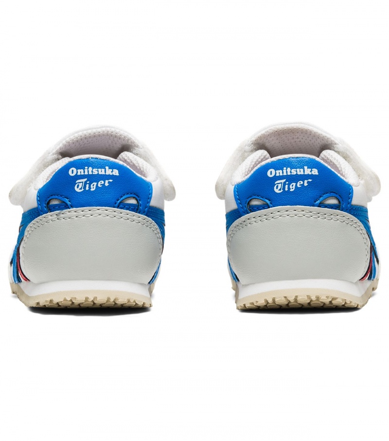 White / Blue Onitsuka Tiger Serrano | 90471-QWBG