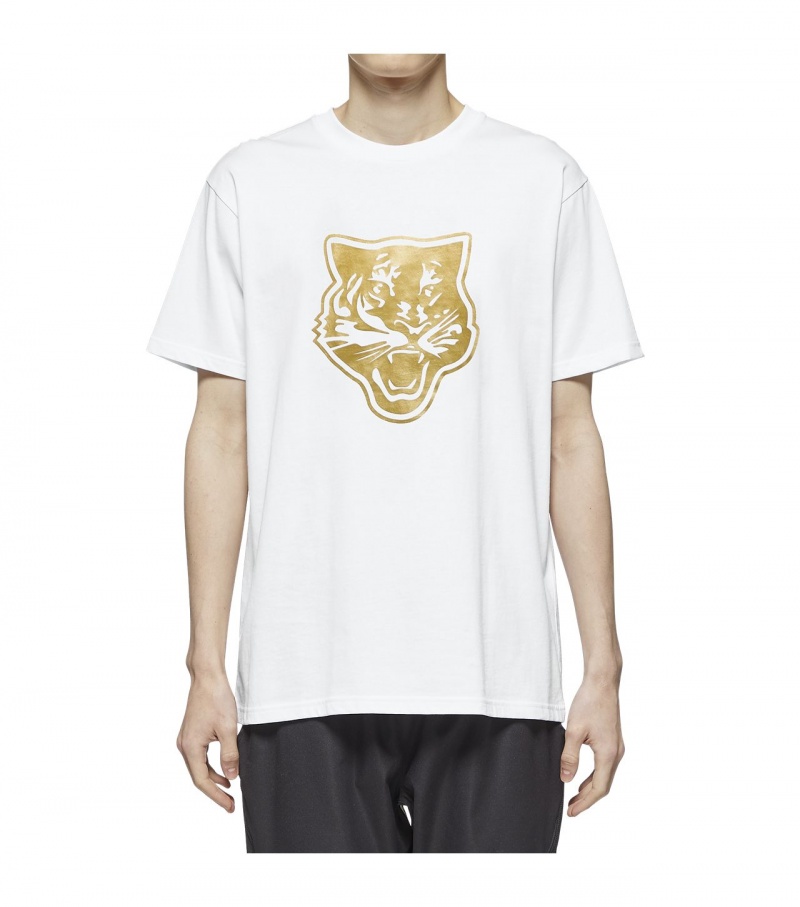 White / Gold Onitsuka Tiger Logo Graphic T | 28465-FGSP