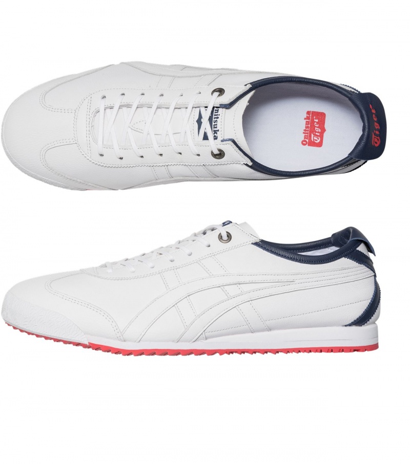 White / Navy Onitsuka Tiger Mexico 66 Sd | 65708-YJBL