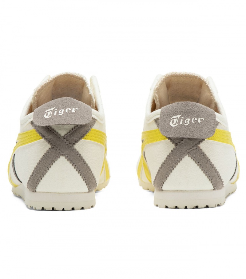 White / Orange Yellow Onitsuka Tiger Mexico 66 Slip-On | 65079-YMTV