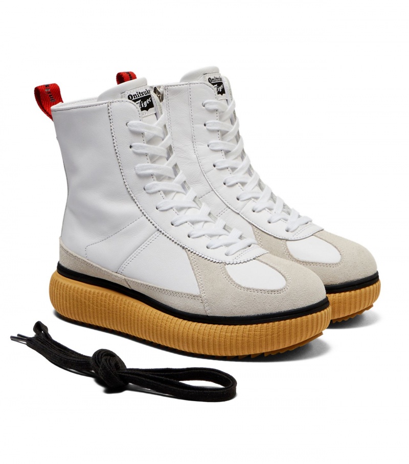 White / Red Onitsuka Tiger Delecity Boot | 23964-BEXP