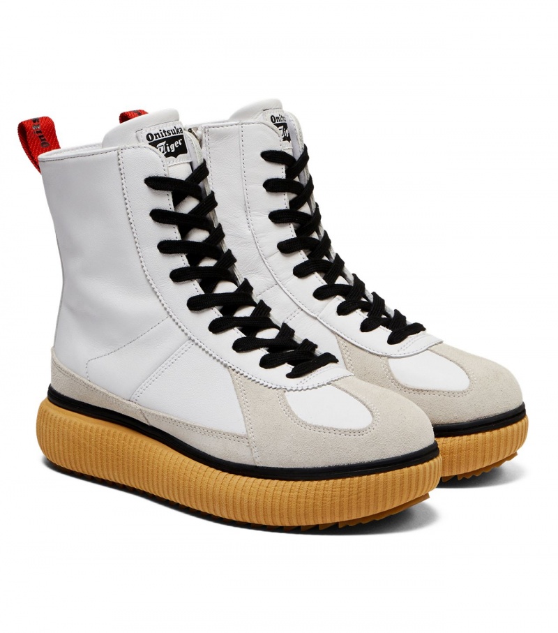 White / Red Onitsuka Tiger Delecity Boot | 23964-BEXP