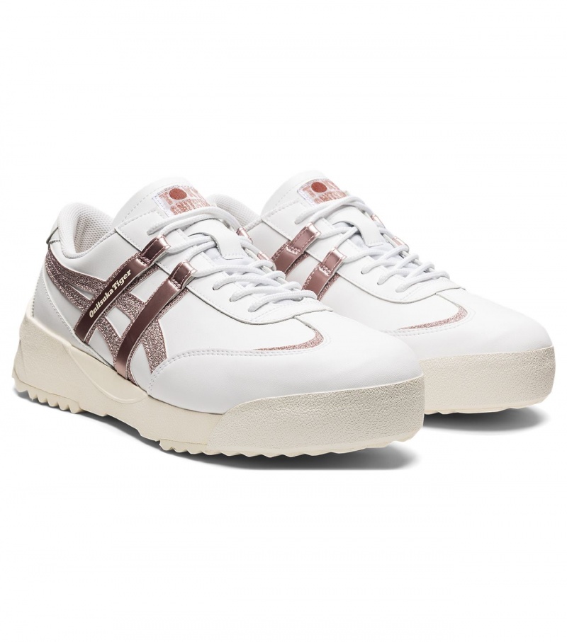 White / Rose Gold Onitsuka Tiger Delegation Ex | 58670-LBOU