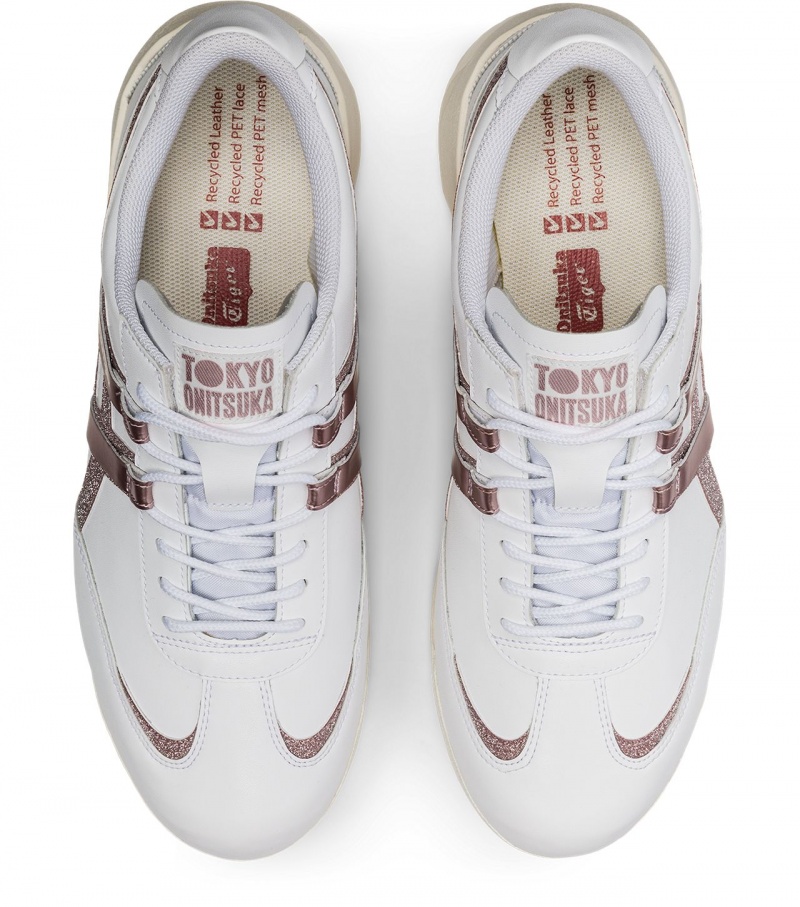 White / Rose Gold Onitsuka Tiger Delegation Ex | 58670-LBOU