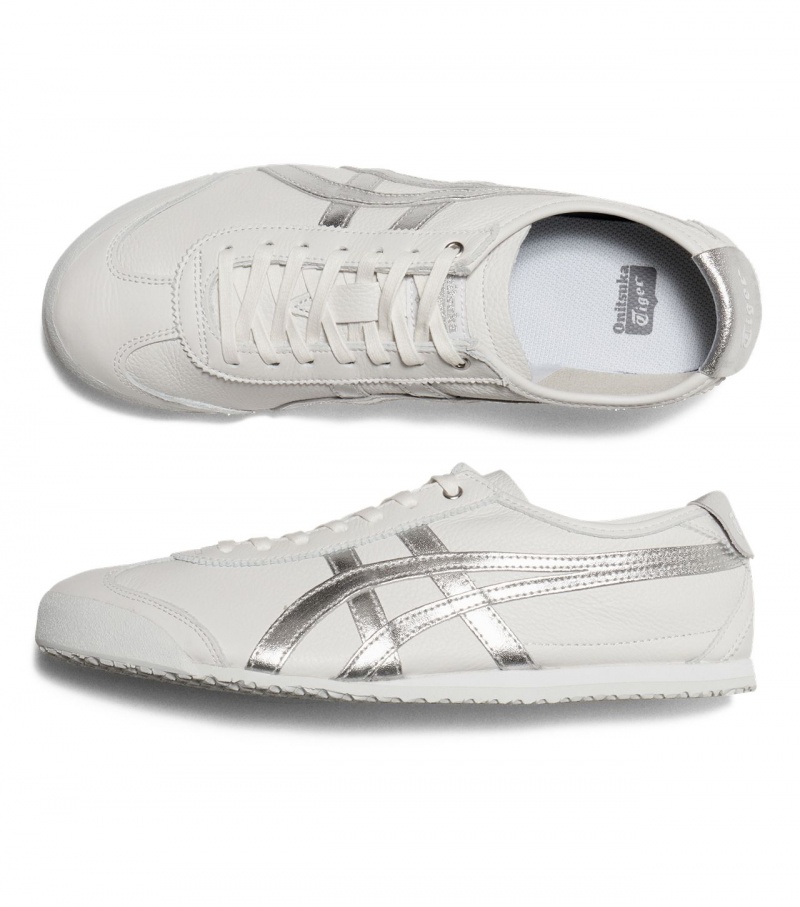 White / Silver Onitsuka Tiger Mexico 66 | 02759-EDMW