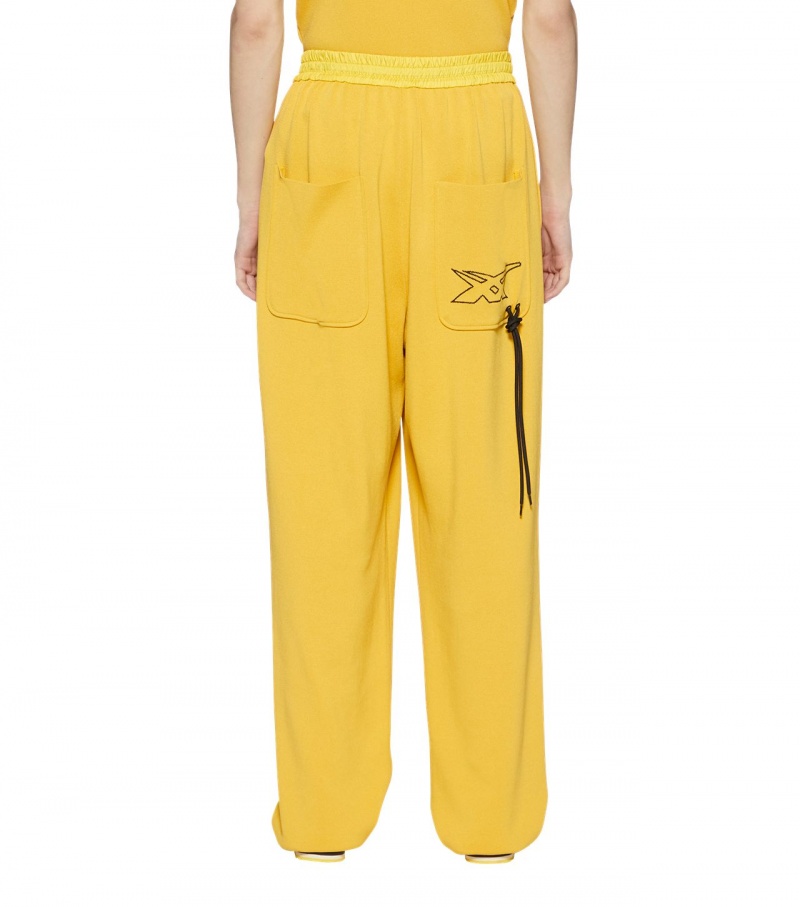 Yellow Onitsuka Tiger Knit Pants | 12967-MWCH