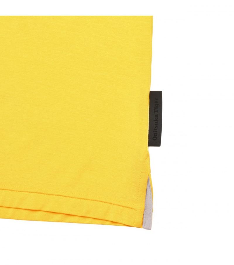 Yellow Onitsuka Tiger T Shirts | 53814-VBFP