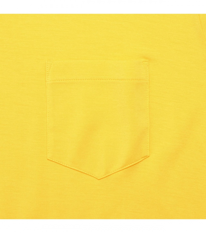 Yellow Onitsuka Tiger T Shirts | 53814-VBFP