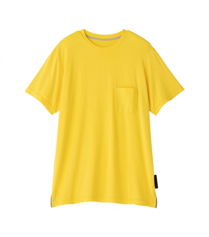 Yellow Onitsuka Tiger T Shirts | 53814-VBFP