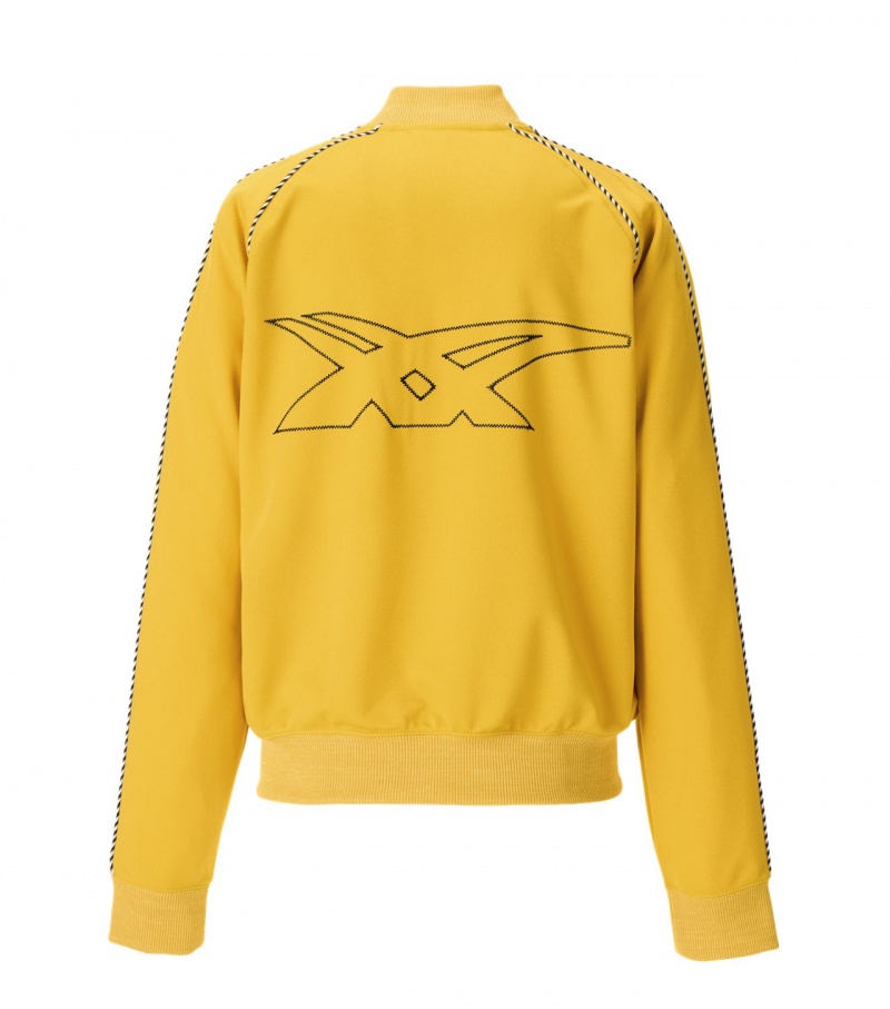 Yellow Onitsuka Tiger Track Tops | 85692-OHNE